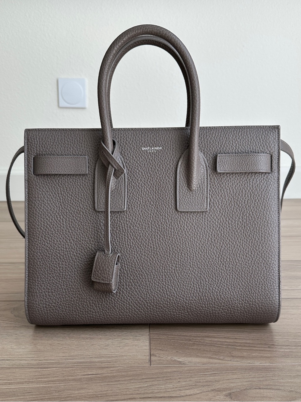 AUTHENTIC Saint Laurent Sac de Jour Small in Grained Leather